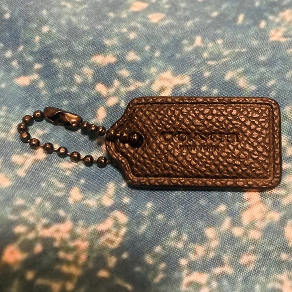 Coach Black Keychain Tag - Picture 10 of 16